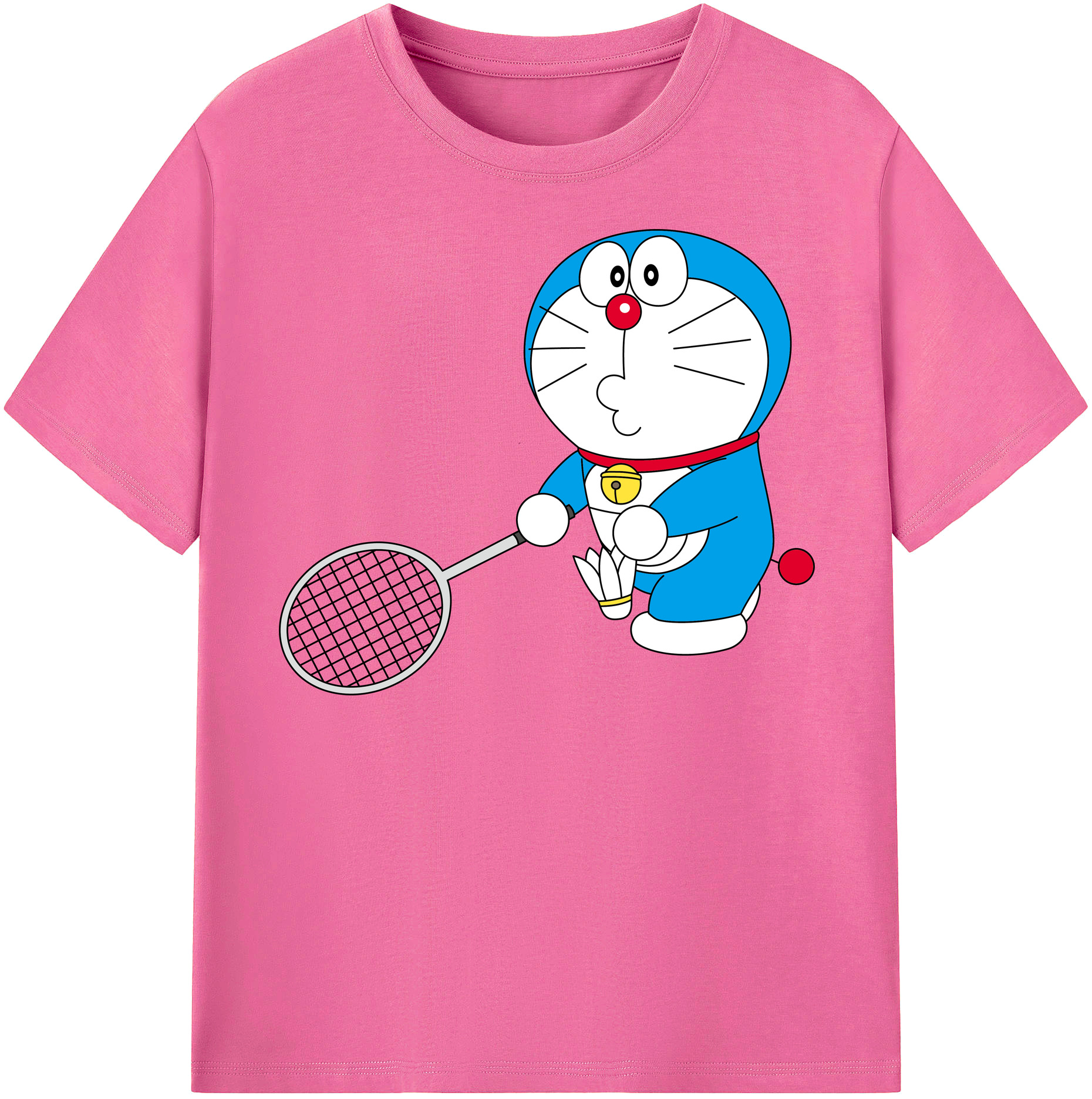 （画像用） ドラえもん Doraemon レディースカジュアルプリントTシャツ（綿100％）